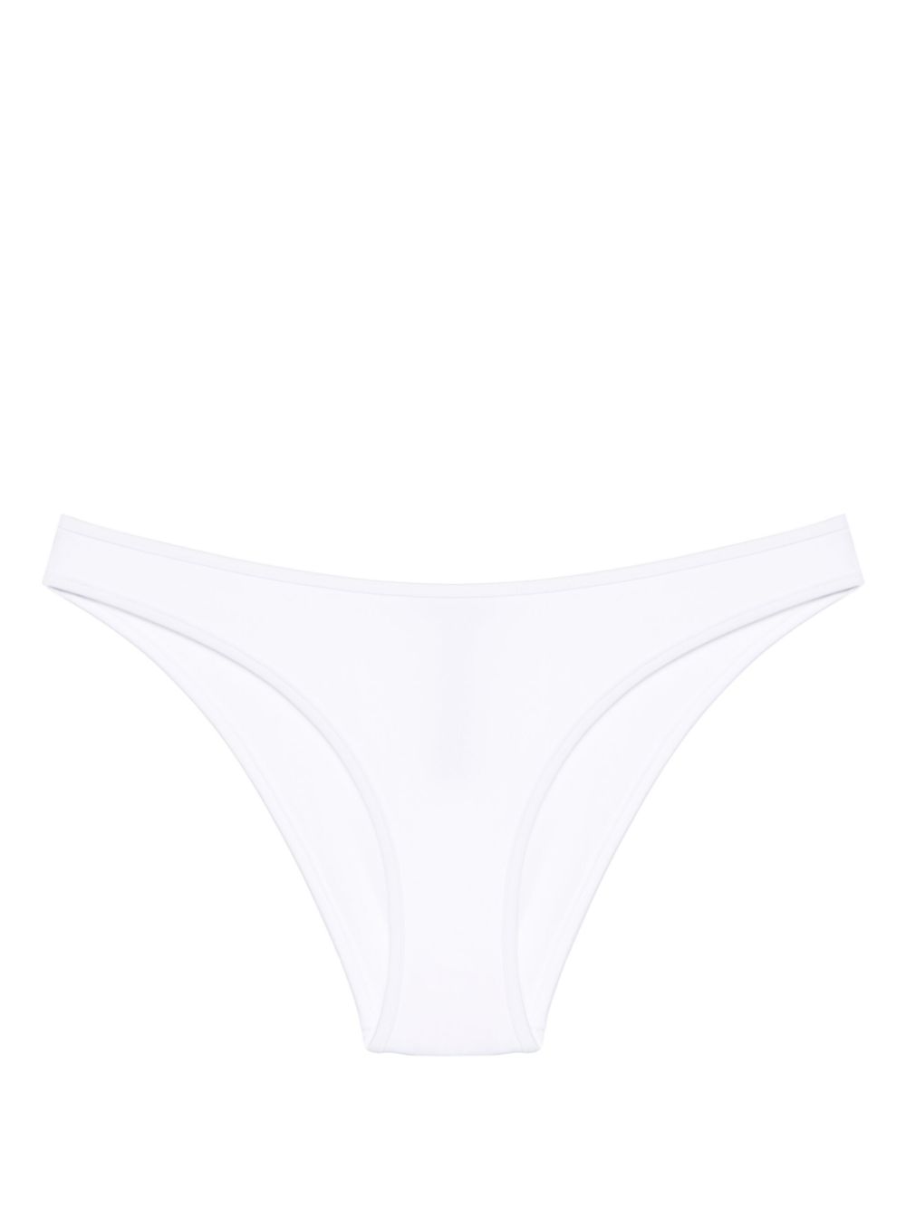 Logo-print bikini bottom - White