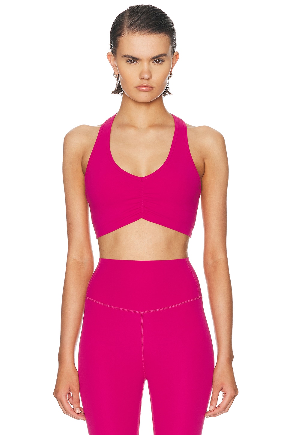 Splits59 Airweight Sports Bra in Sangria - Pink. L also in M
