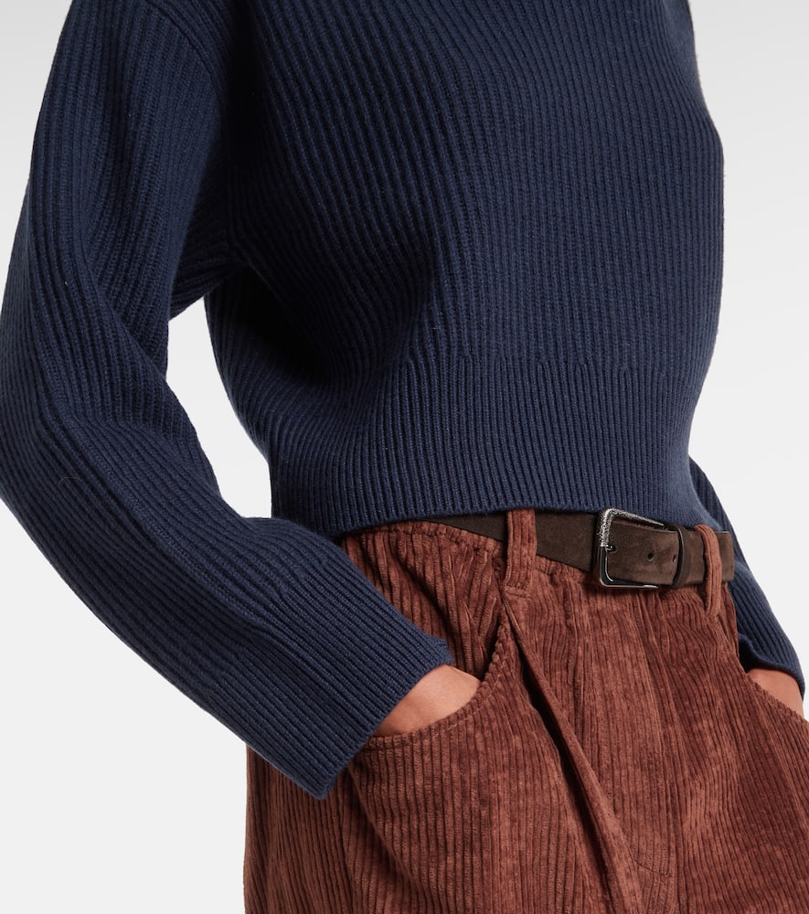 Wool, cashmere, and silk sweater