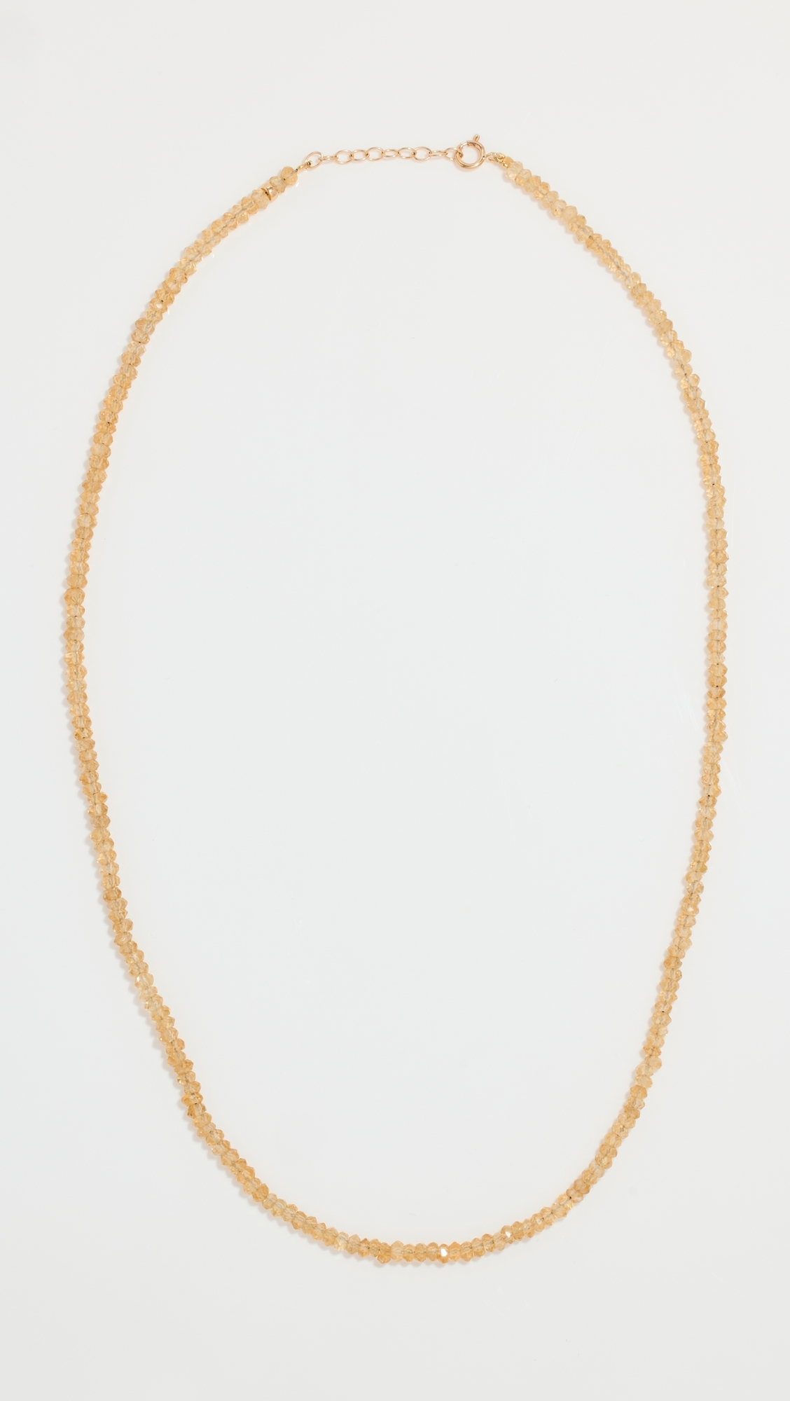 November Citrine Beaded Necklace Citrine One Size