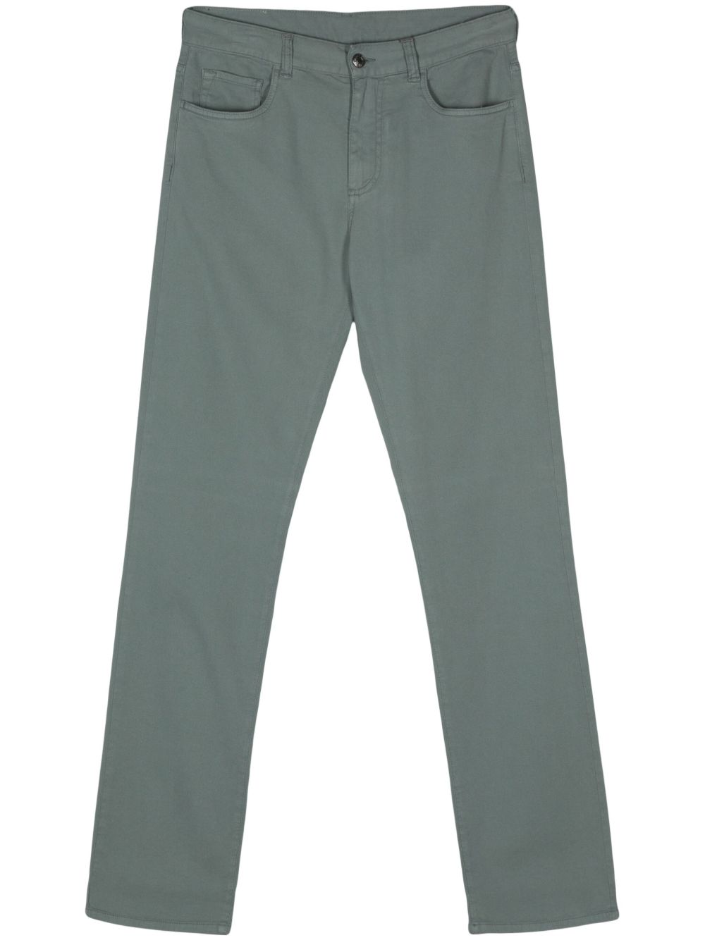 Logo-patch trousers - Blue