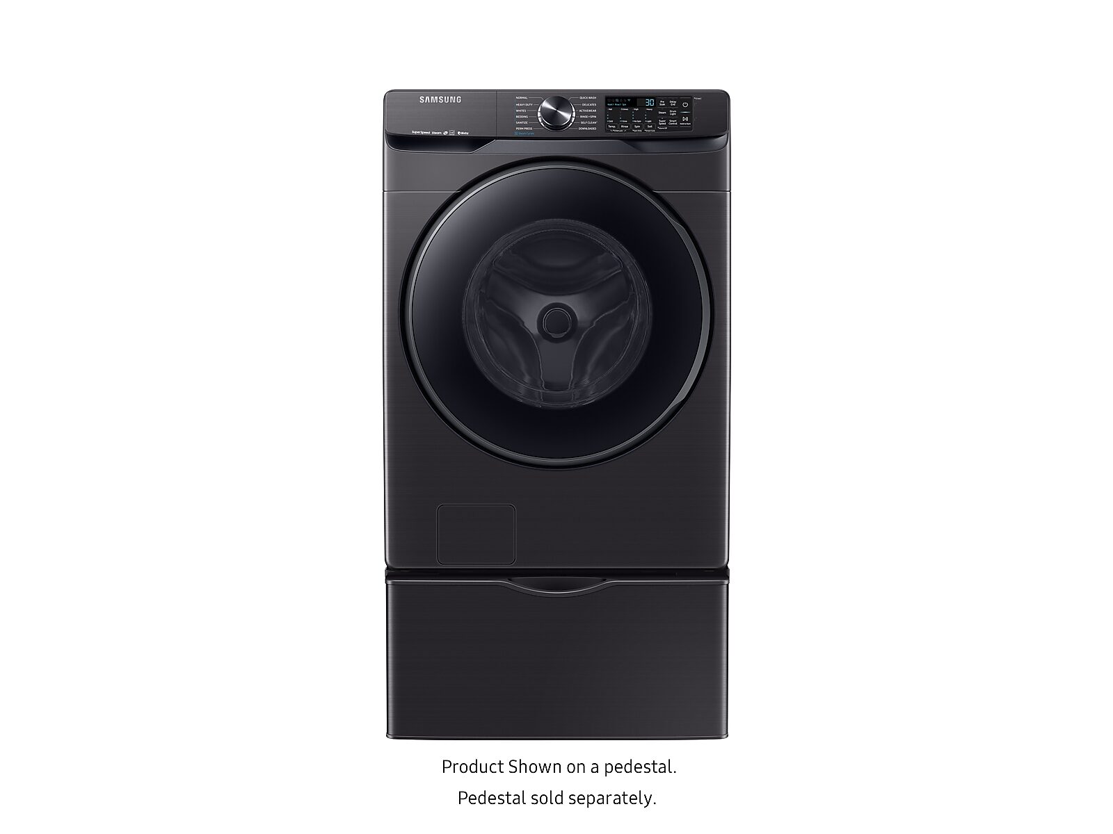 5.0 cu. ft. Smart Front Load Washer with Super Speed in Black Stainless Steel(WF50R8500AV/US)