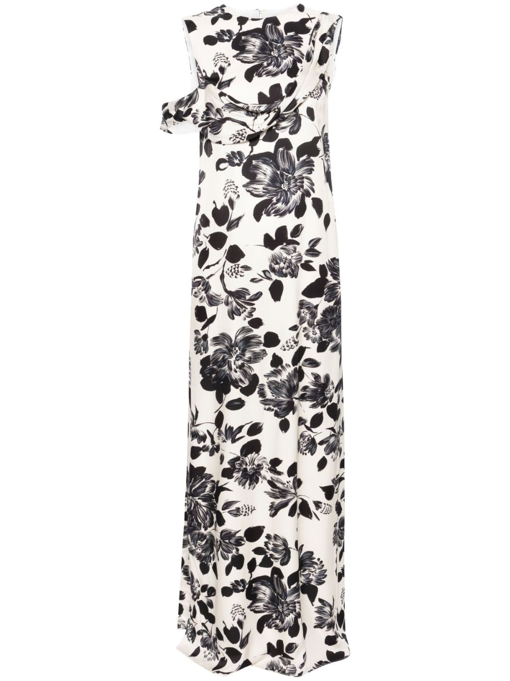 Drifa floral-print maxi dress - Neutrals