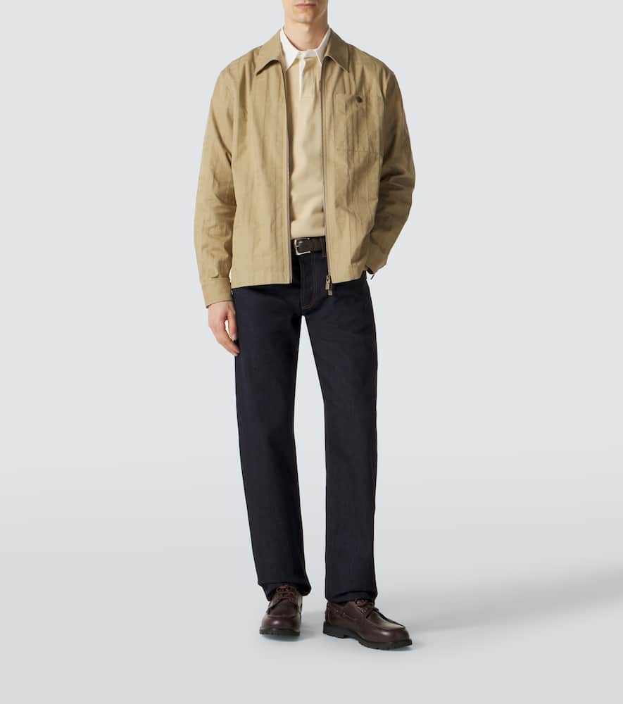 Check cotton jacket