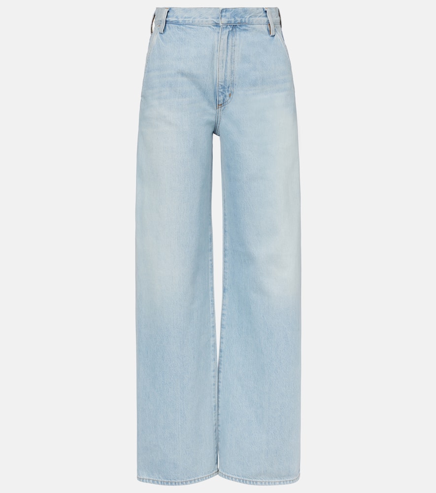Shona high-rise wide-leg jeans