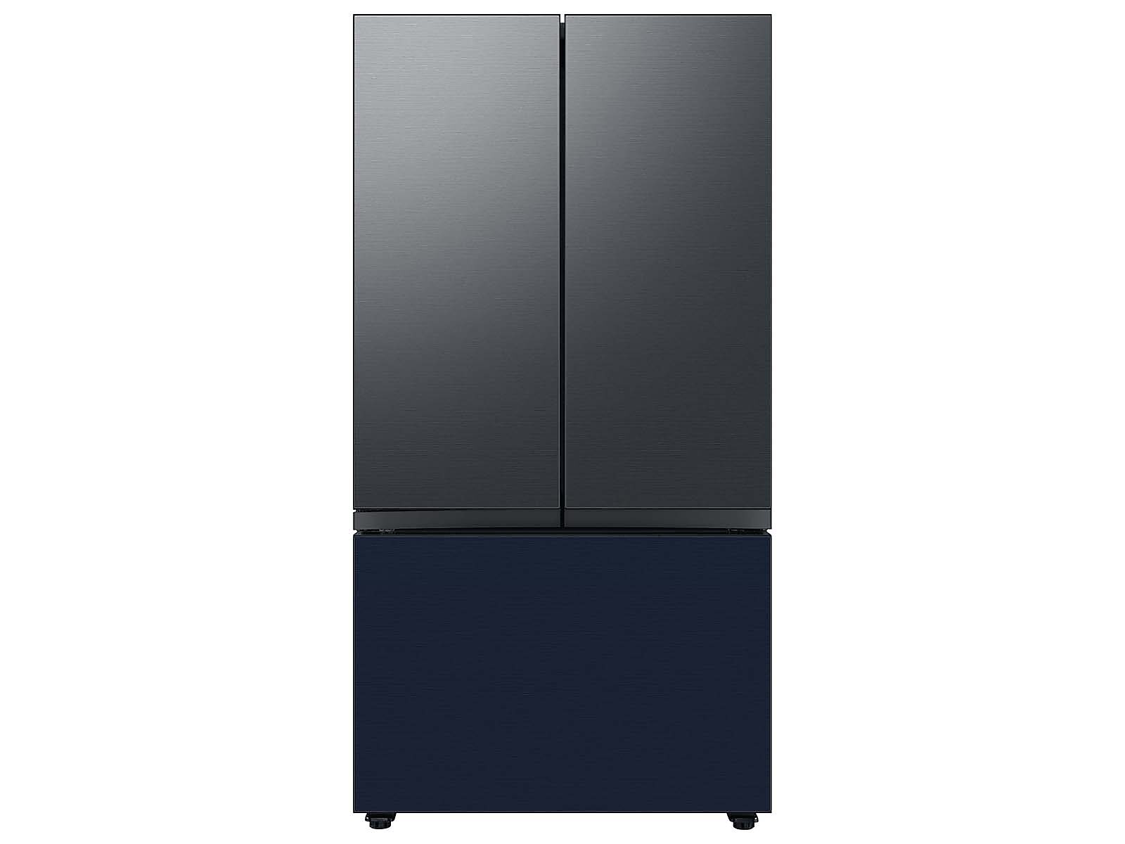 Bespoke 3-Door French Door Refrigerator Panel in Matte in Black Steel - Top Panel(RA-F18DU3MT/AA)