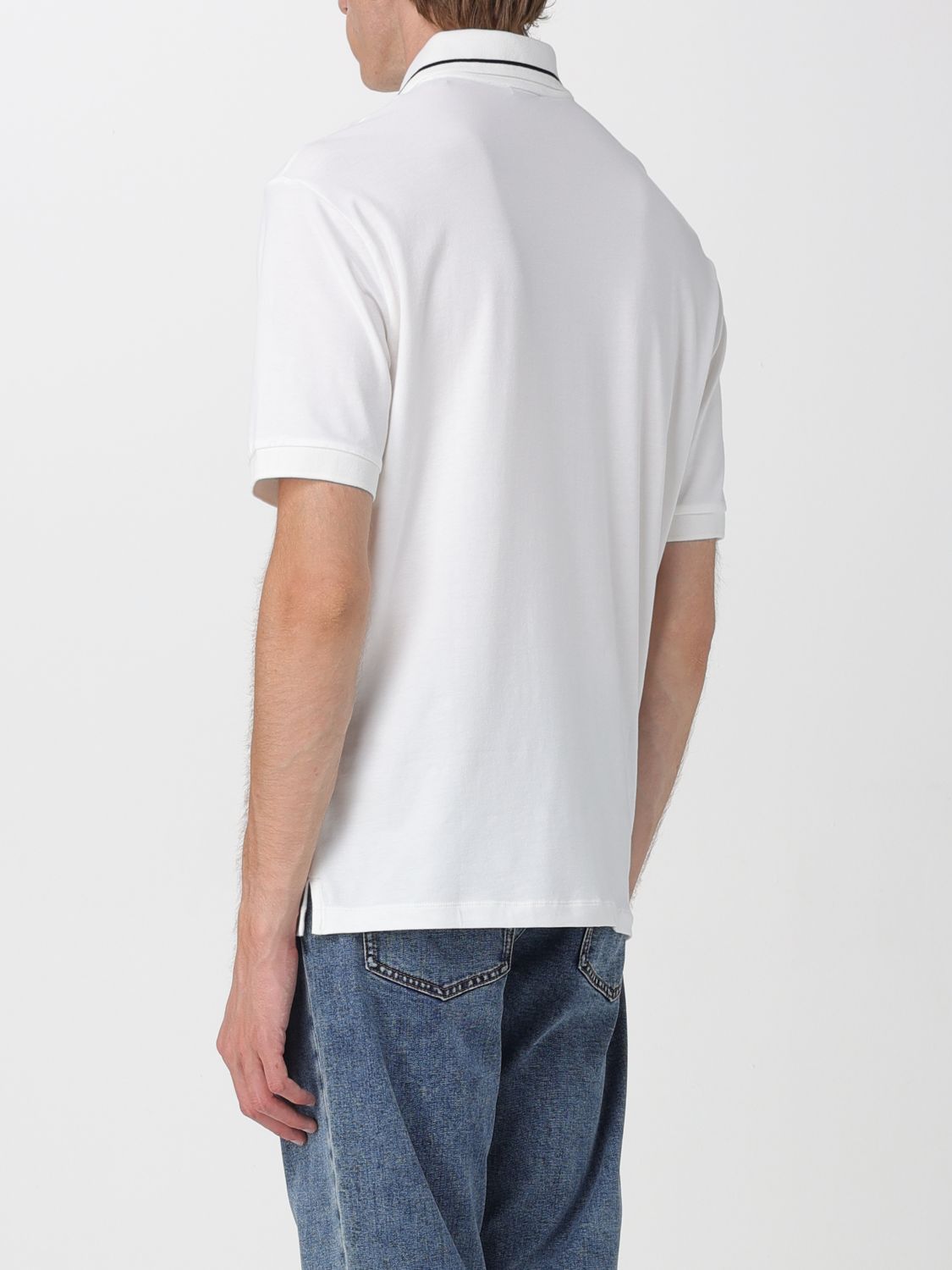 Polo Shirt Men color White