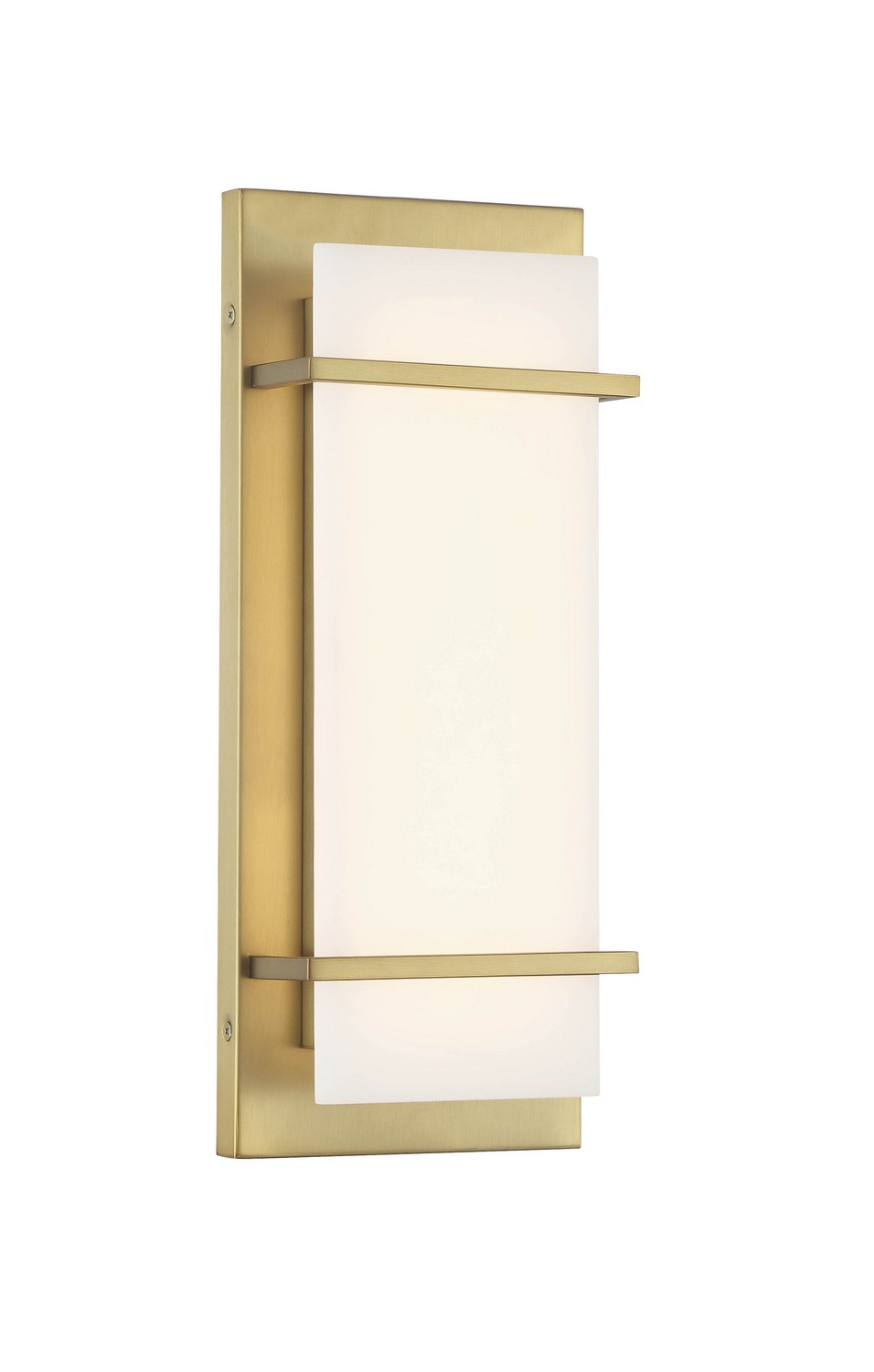 Soft Brass LED Wall Sconce from the Tarnos Collection