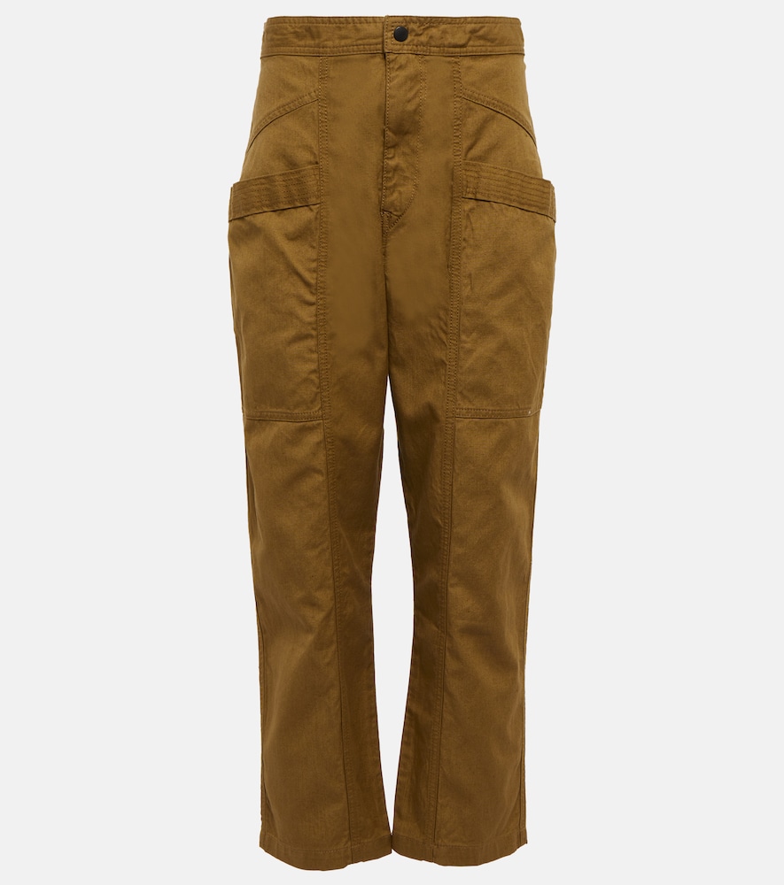 Pandore cotton-blend pants