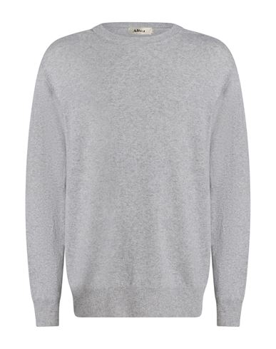 Man Sweater Light grey Size L Virgin Wool, Cashmere