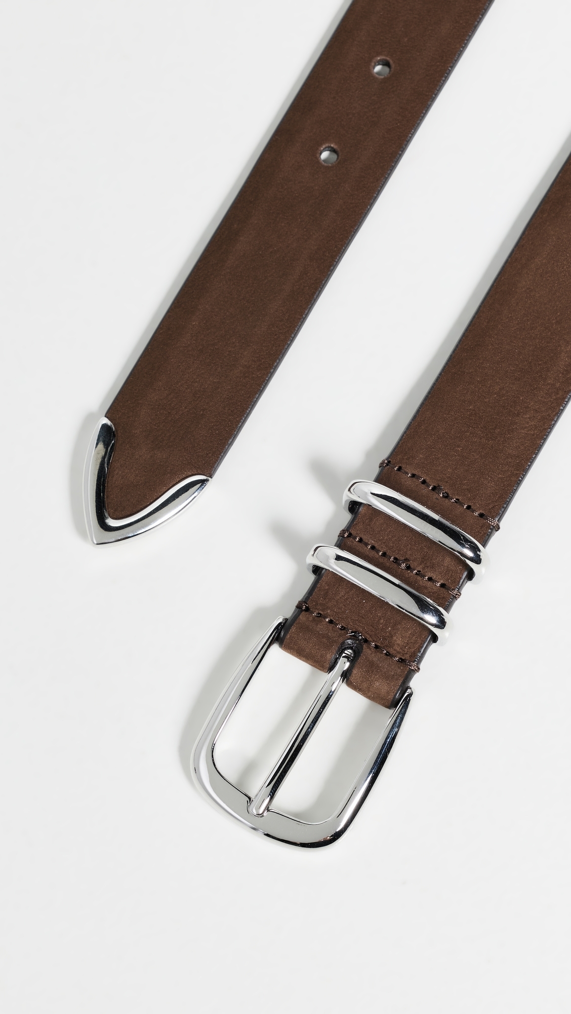 Simple Western Belt Brown M1