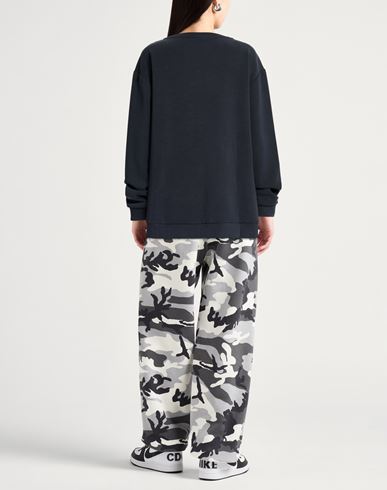 Woman Sweatshirt Black Size L Polyester, Modal, Elastane