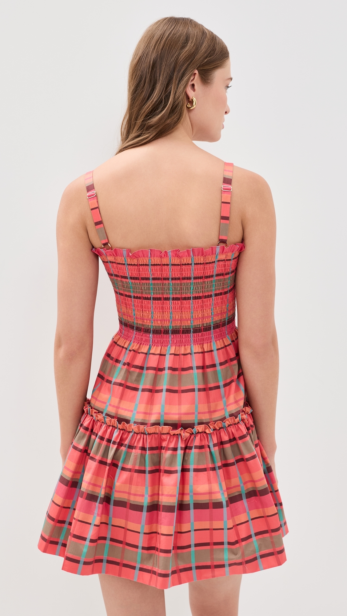 The Seraphina Mini Nap Dress Sunset Gingham