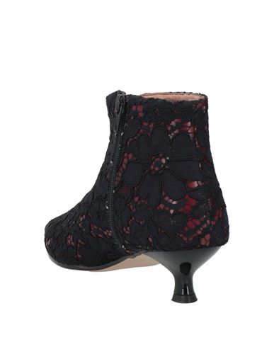 Woman Ankle boots Black Size 10 Textile fibers