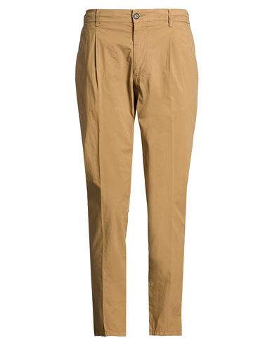 Man Pants Camel Size 29 Cotton, Elastane