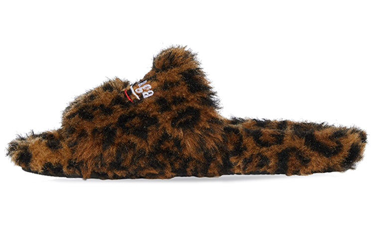 (WMNS) Furry Slides 'Leopard'