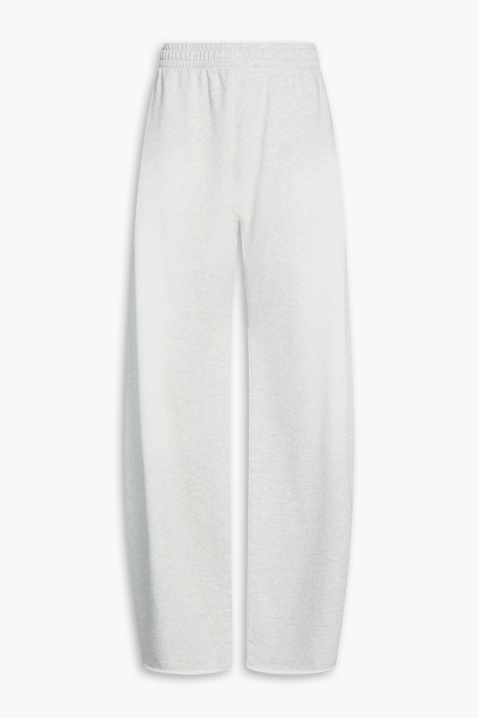 Cotton-fleece track pants - Gray - L
