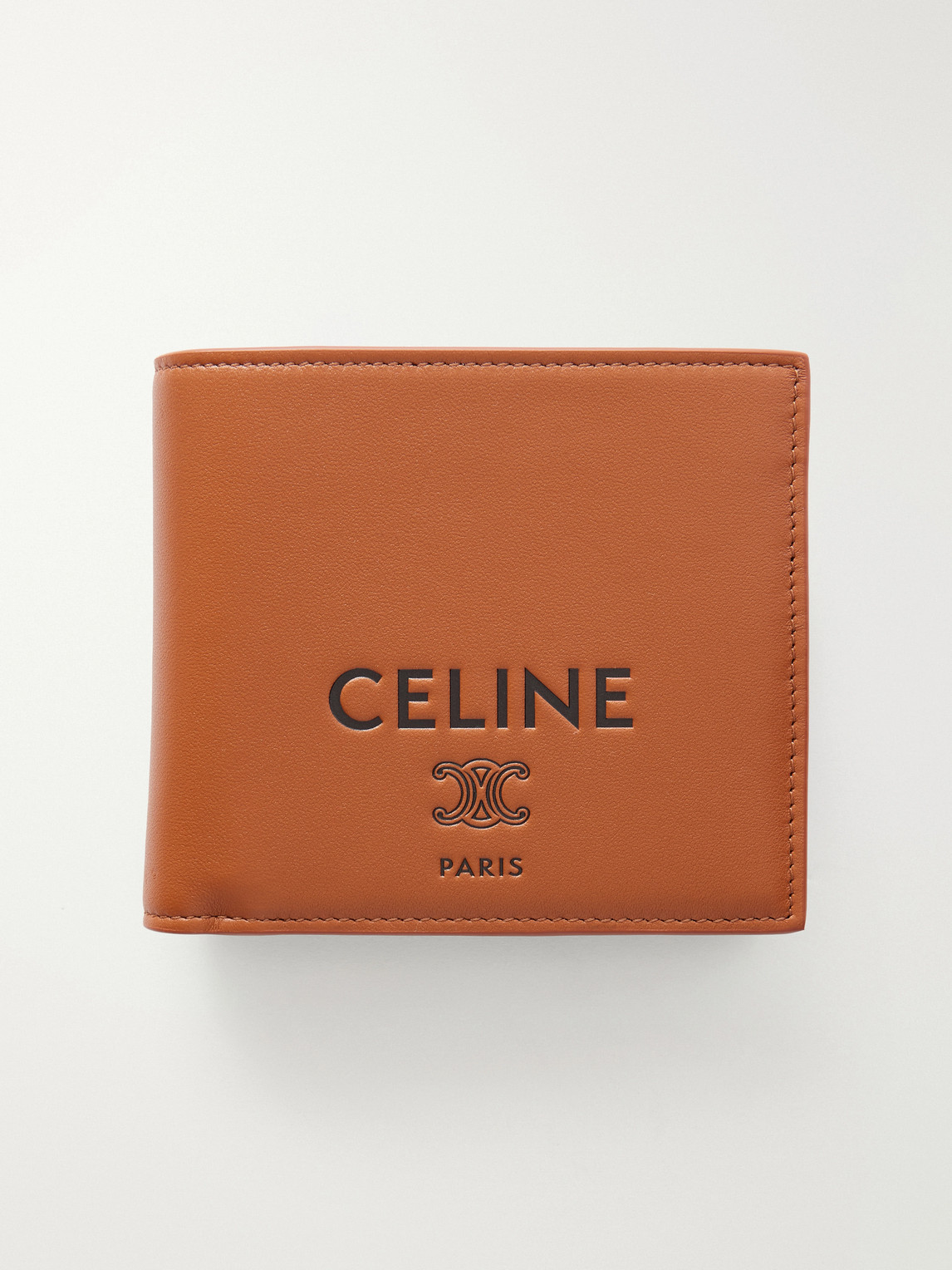 Men - Logo-Debossed Leather Billfold Wallet