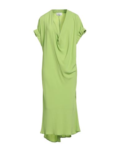 Woman Midi dress Light green Size 8 Acetate, Silk