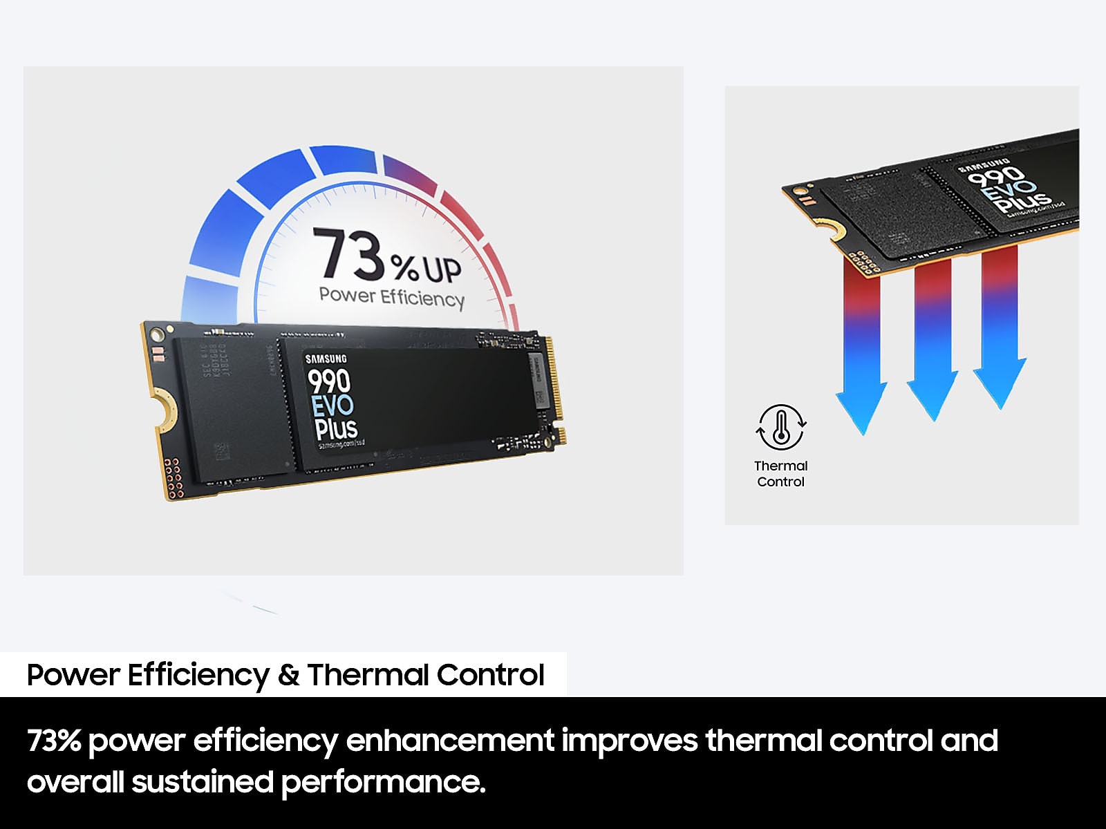 990 EVO Plus Gen5 PCIe® NVMeᵀᴹ SSD 1TB(MZ-V9S1T0B/AM)