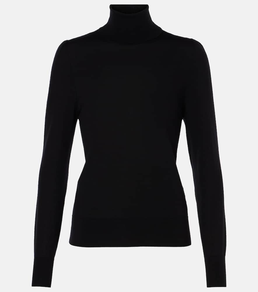 Wool turtleneck sweater