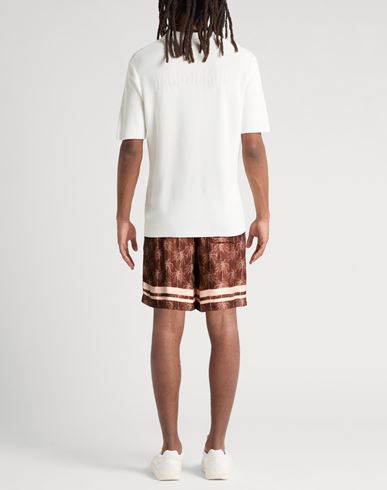 Man Shorts & Bermuda Shorts Chocolate brown Size M Viscose
