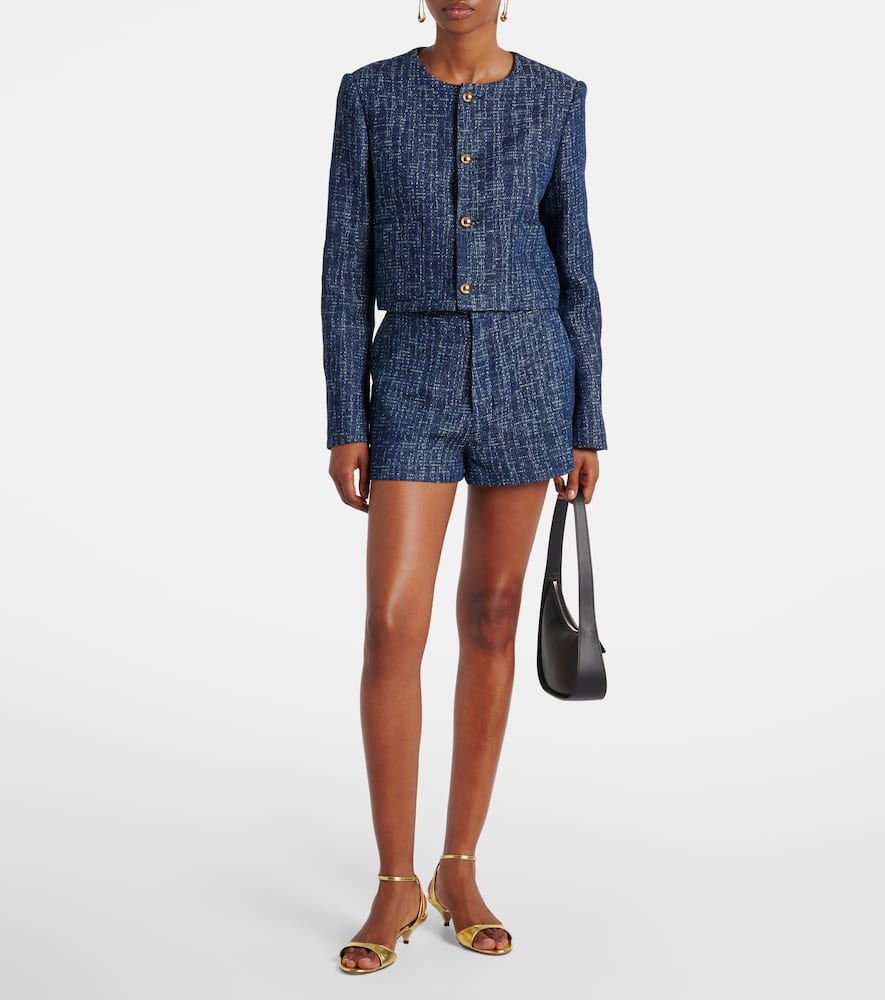 Frame Cotton tweed shorts