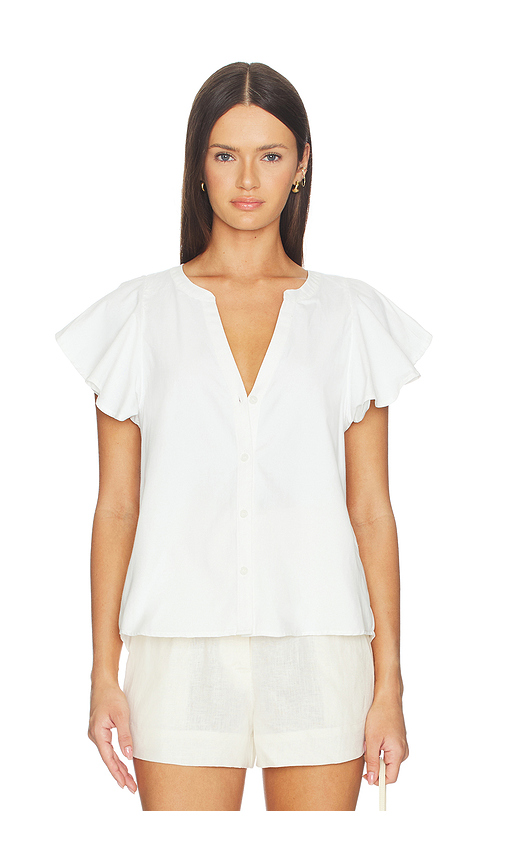 Brochu Walker Darya Top in Ivory. S. Also in XS