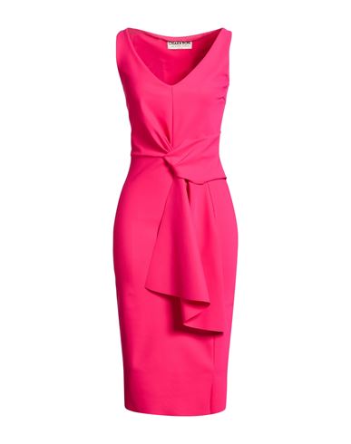 Woman Midi dress Fuchsia Size 4 Polyamide, Elastane