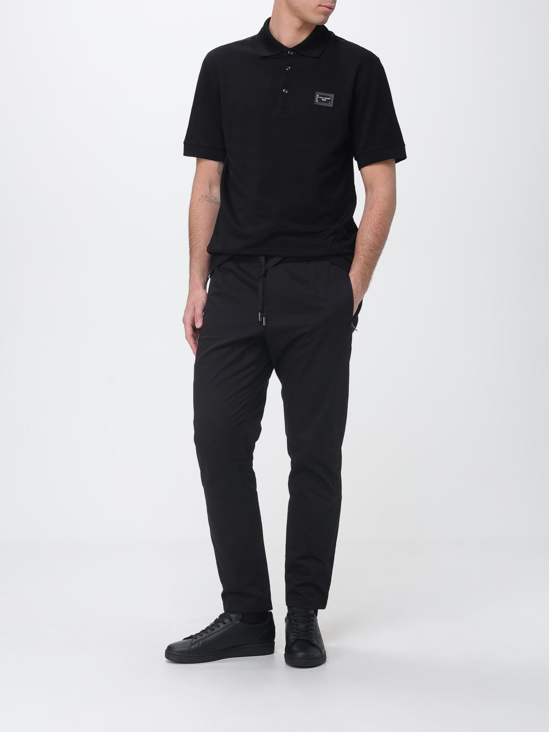 Polo Shirt Men color Black