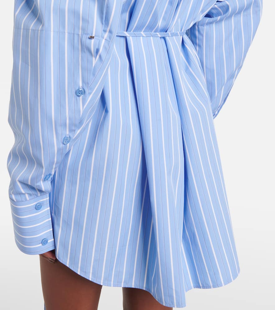 Firma striped cotton shirt dress