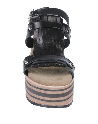 Woman Sandals Black Size 8 Soft Leather