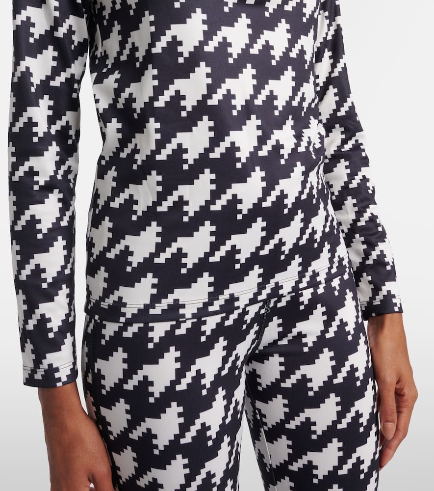 Houndstooth ski top