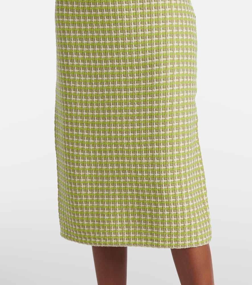 Tory Burch Knitted checked jacket