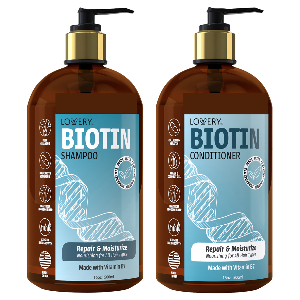 Biotin Shampoo & Conditioner Gift Set