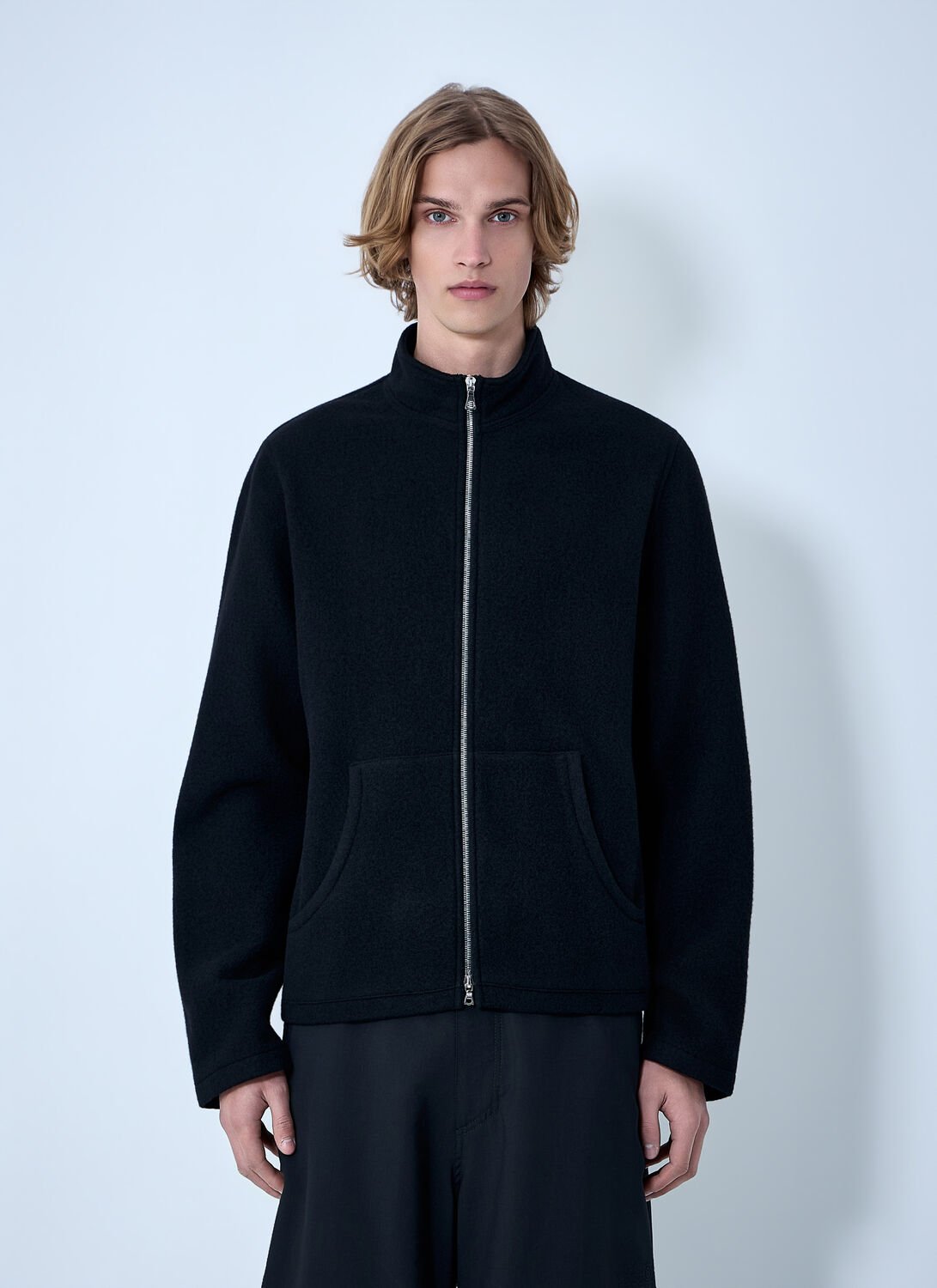 Wool Zip-up Jacket