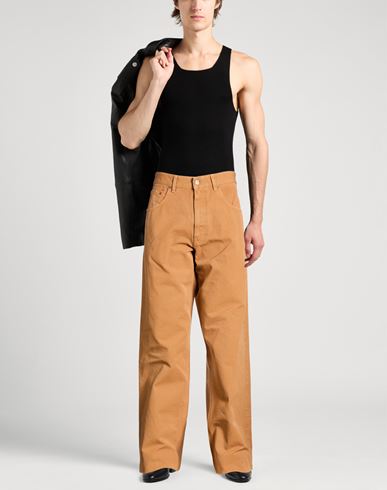 Man Pants Camel Size 33 Cotton