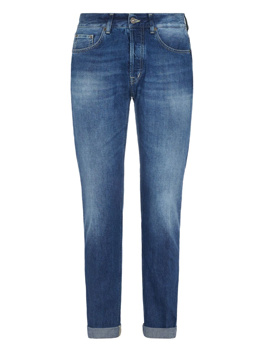 Light-wash tapered jeans - Blue