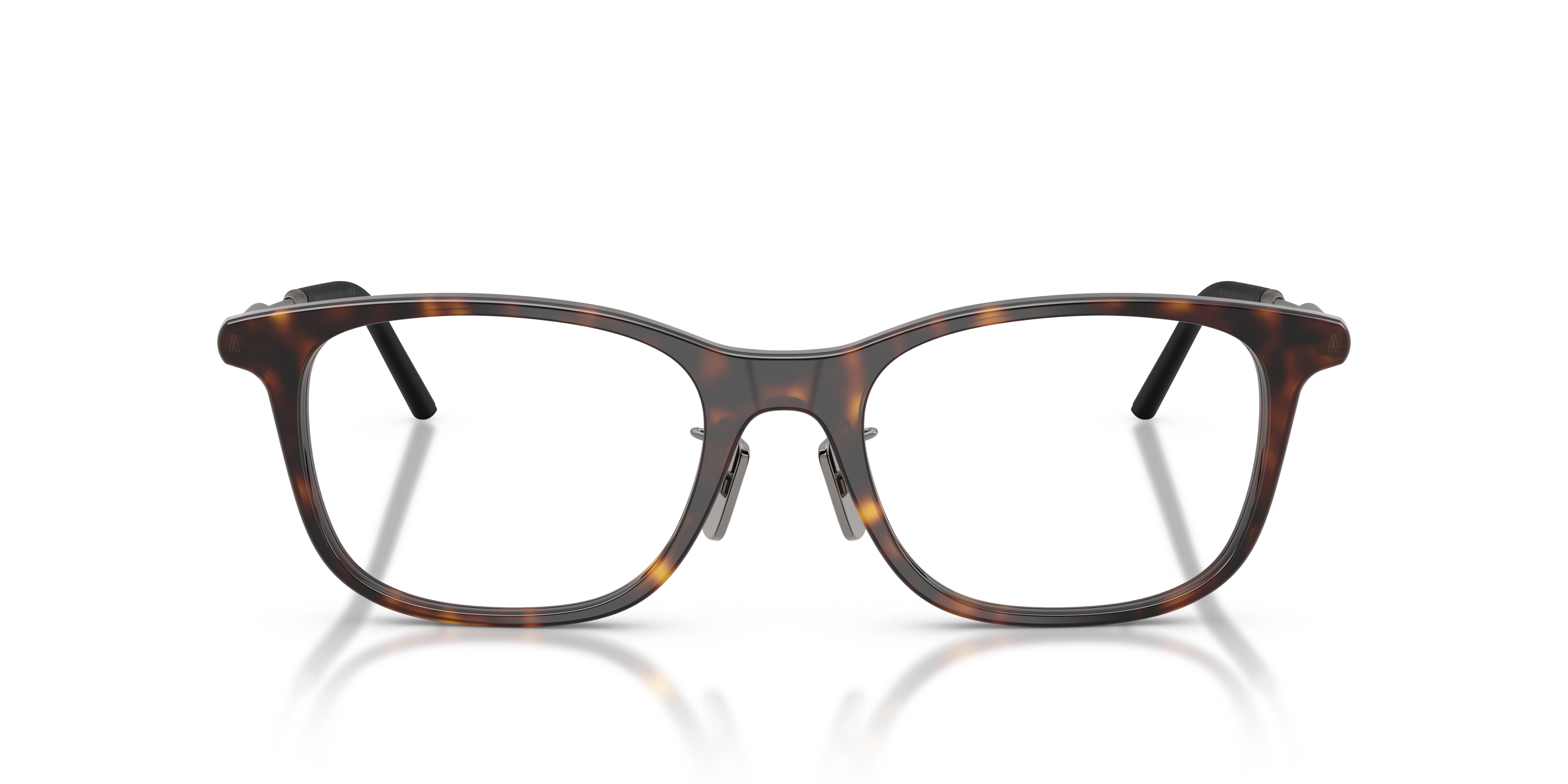 Moncler Unisex Moncler ME2013D 3002 Optical frames Acetate Turtle Transparent Pillow Norma