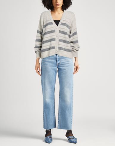 Woman Cardigan Grey Size M Polyamide, Alpaca wool, Viscose, Polyester