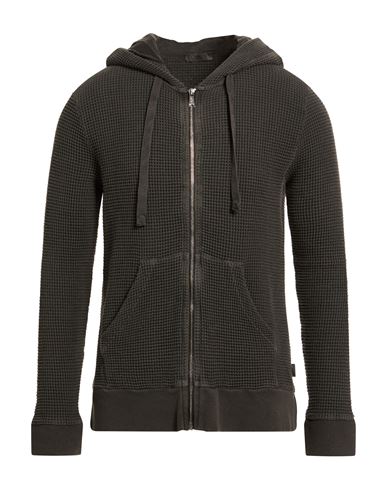 Man Sweatshirt Charcoal Size L Cotton