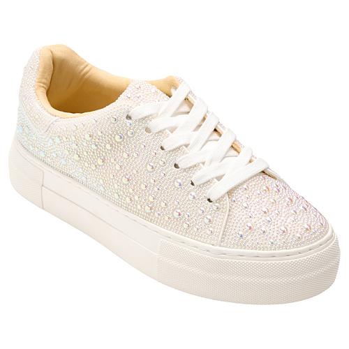 Sidny Rhinestone or Faux Pearl Platform Sneaker