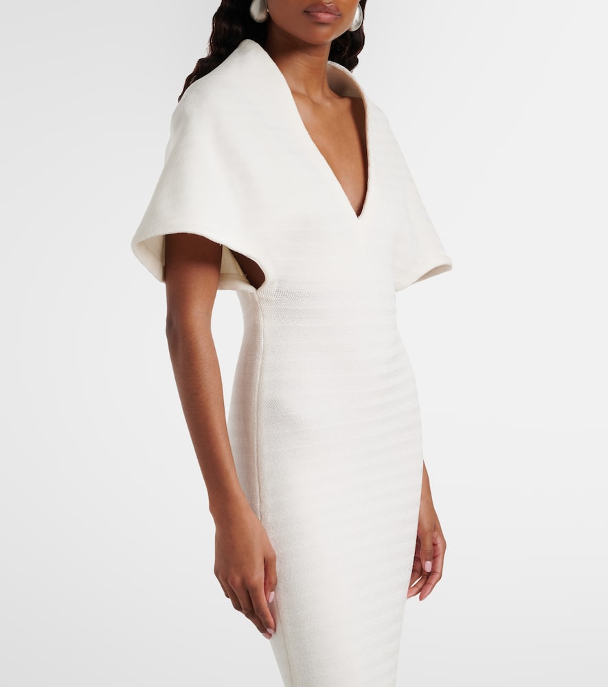 Knitted midi dress
