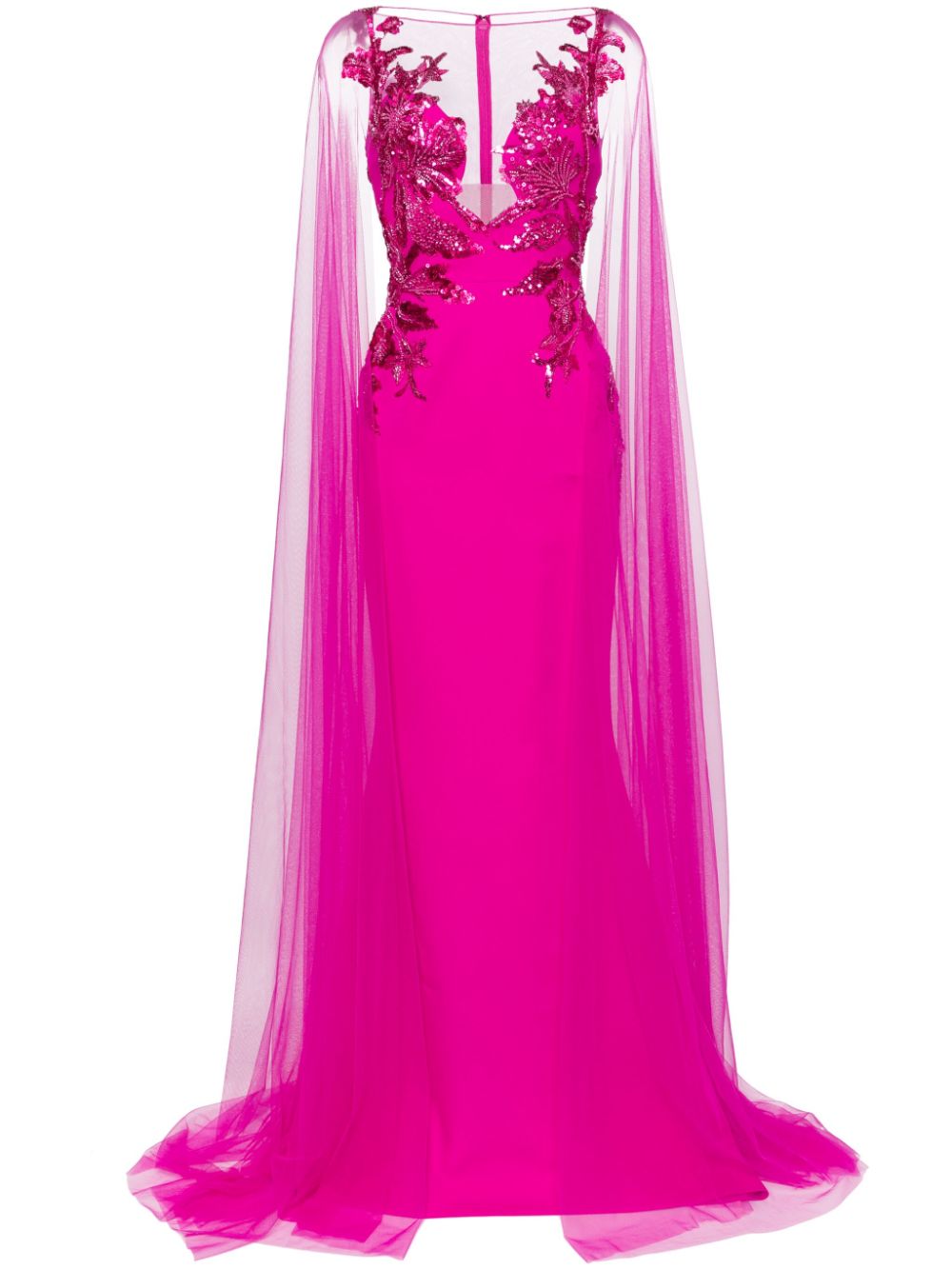 Beaded mermaid dress - Purple