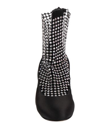 Rene' Caovilla Woman Ankle boots Black Size 7.5 Textile fibers