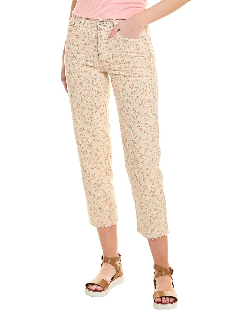 High-Rise Rigid Desert Rose Straight Jean