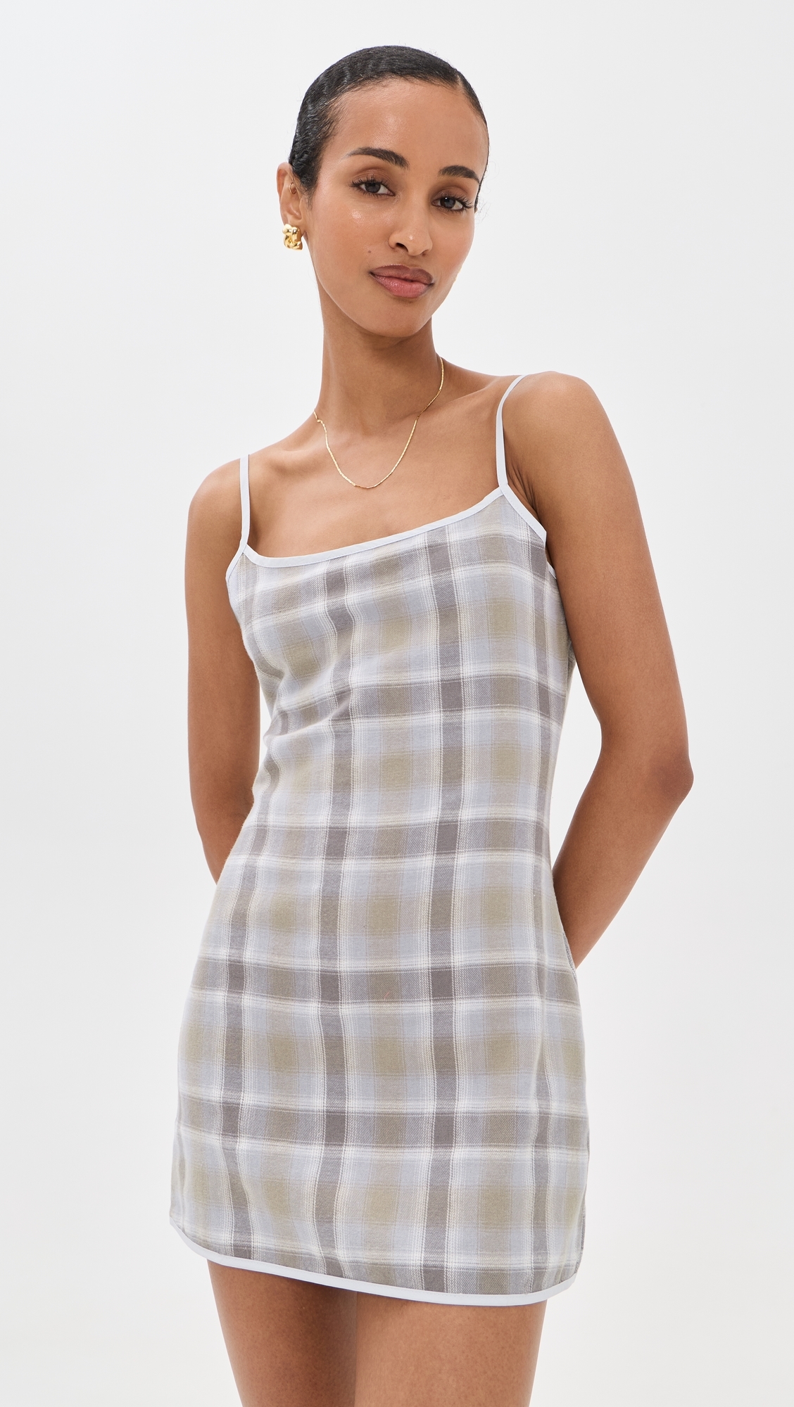 Voyage Mini Dress ASH PLAID