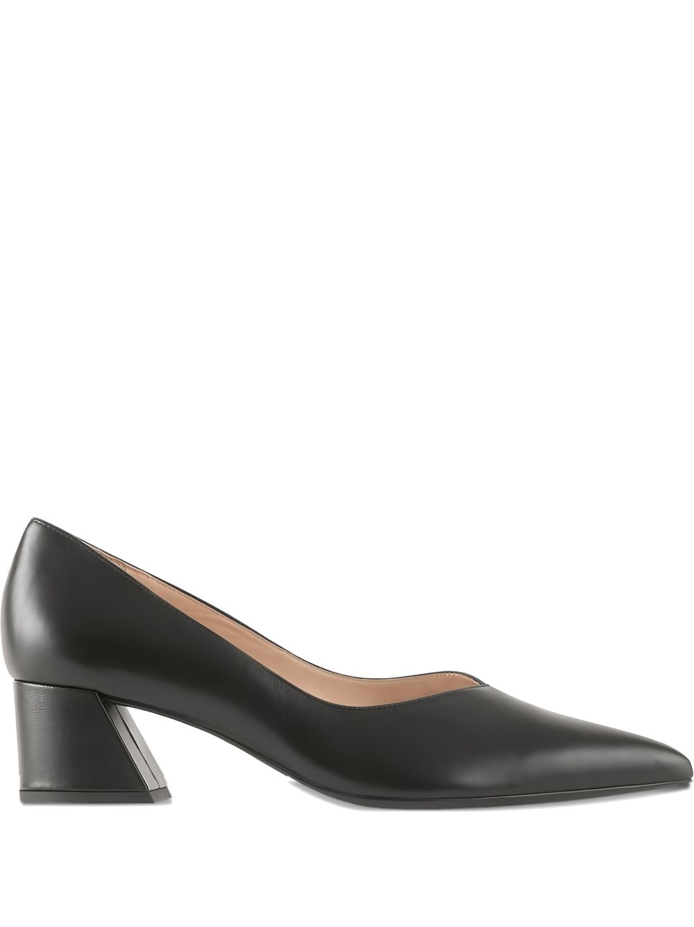 Sheryl pointed-toe block-heel pumps - Black