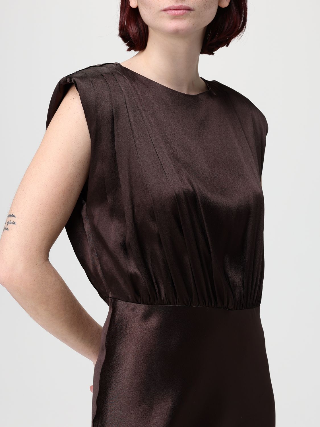 Dress Woman color Cocoa