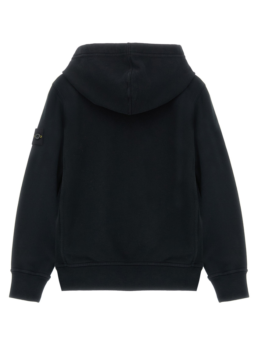Boys Black Logo Hoodie